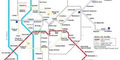 خريطة مترو إشبيلية